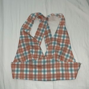 Plaid Crop Top